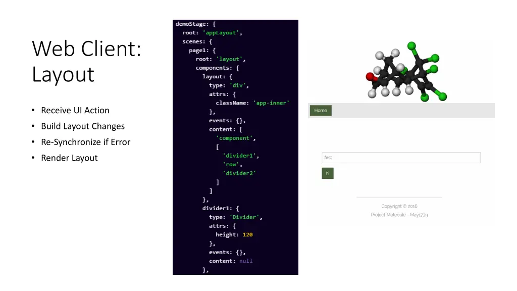 web client layout