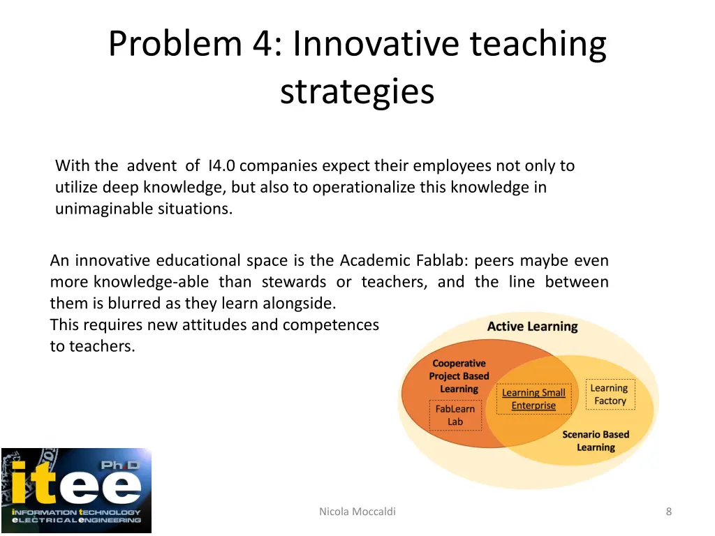 problem 4 innovative teaching strategies