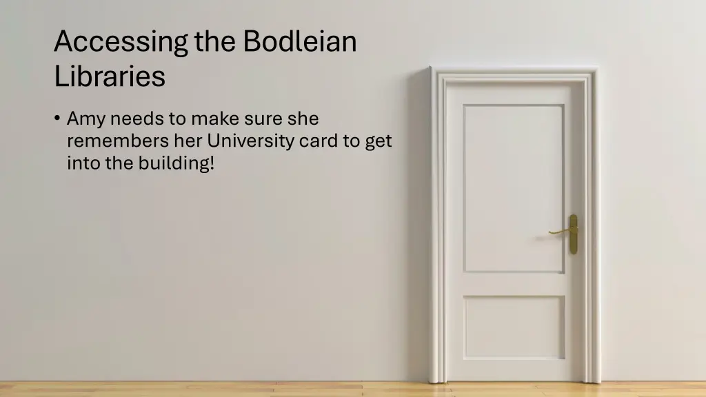 accessing the bodleian libraries