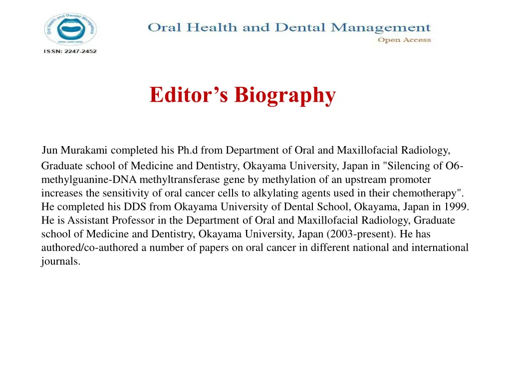 editor s biography