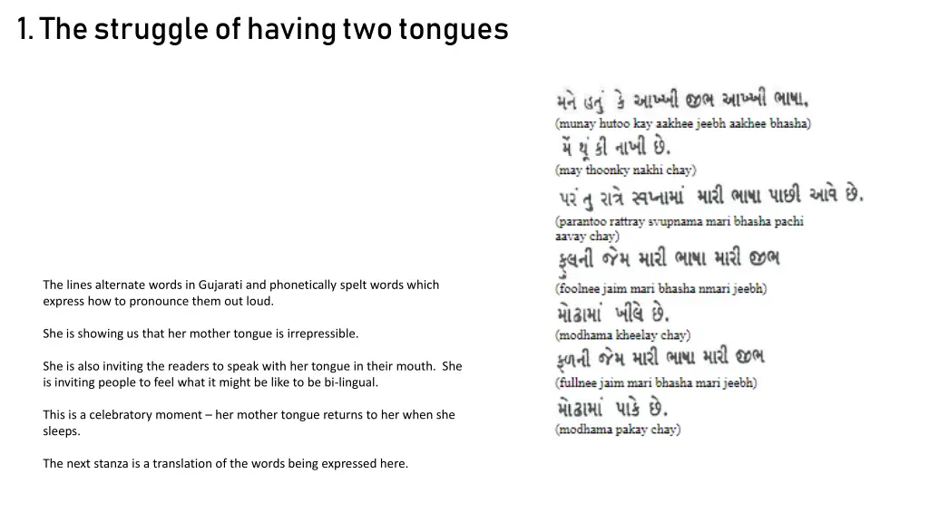 1 the struggle of having two tongues 1