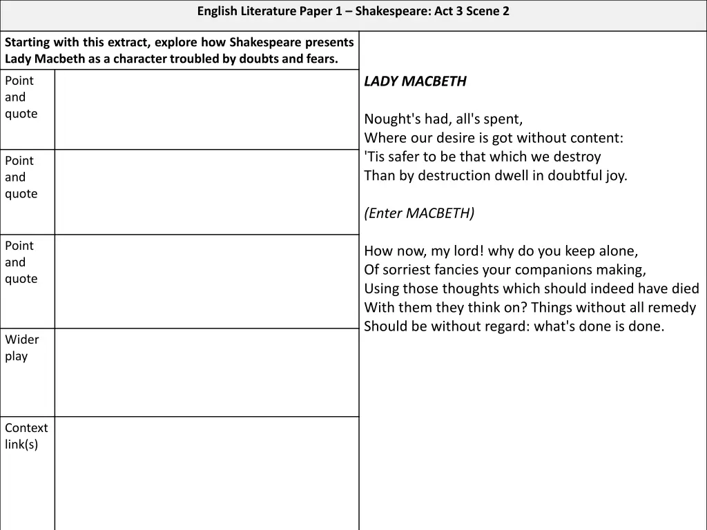english literature paper 1 shakespeare 13