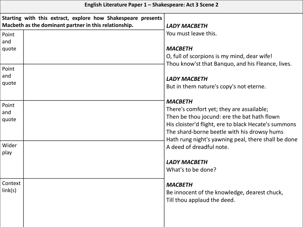 english literature paper 1 shakespeare 14