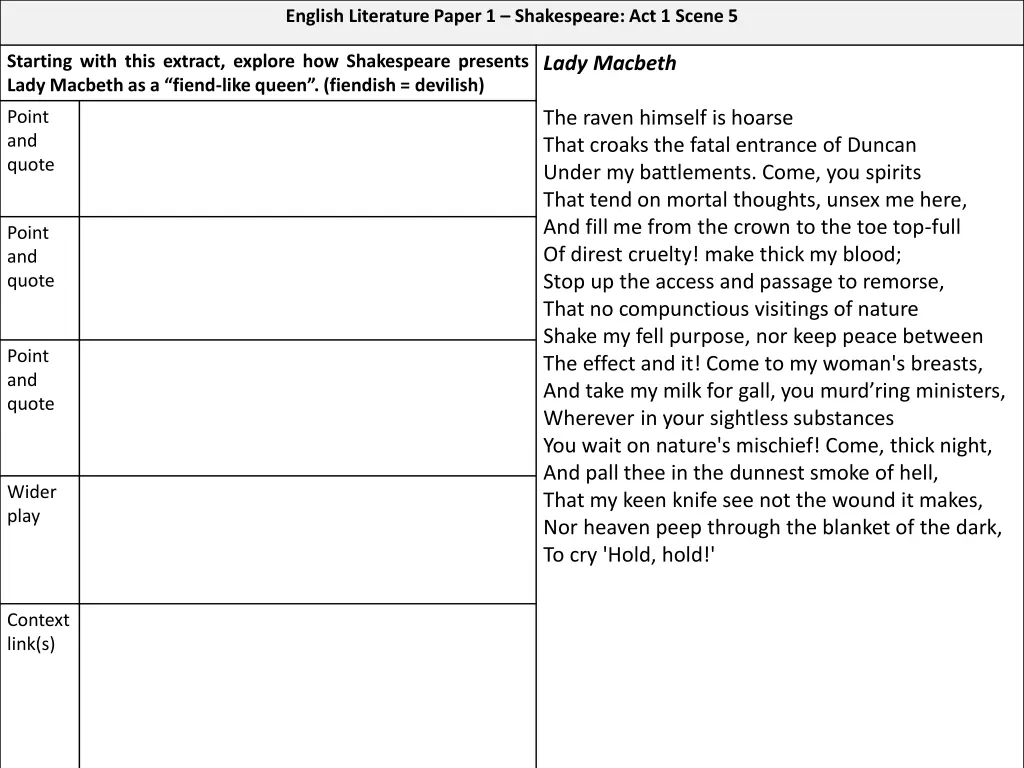 english literature paper 1 shakespeare 3