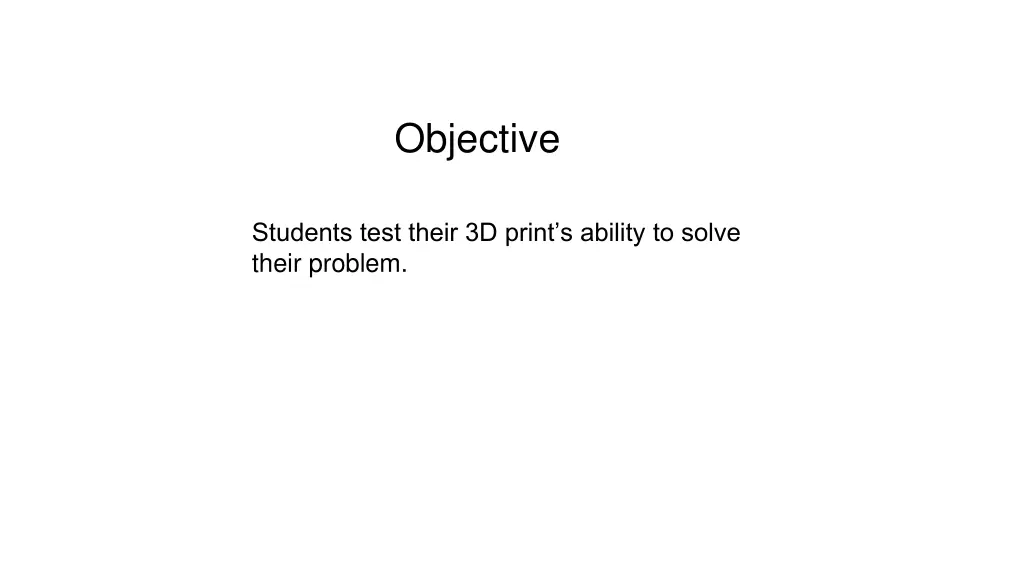 objective