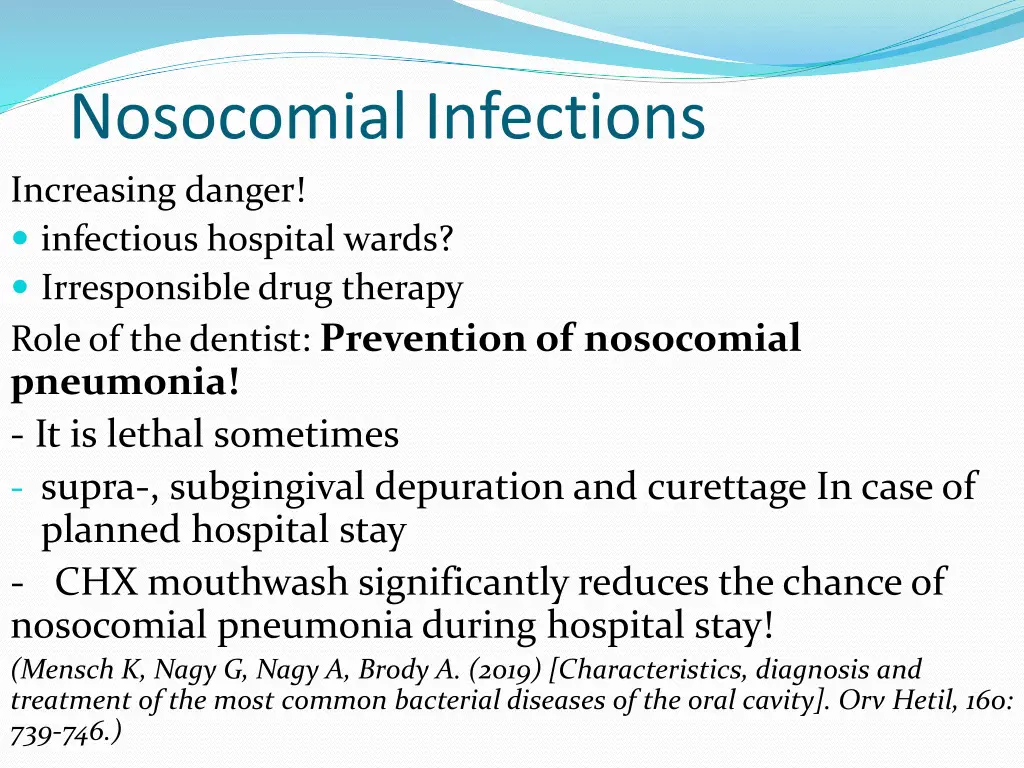 nosocomial infections increasing danger