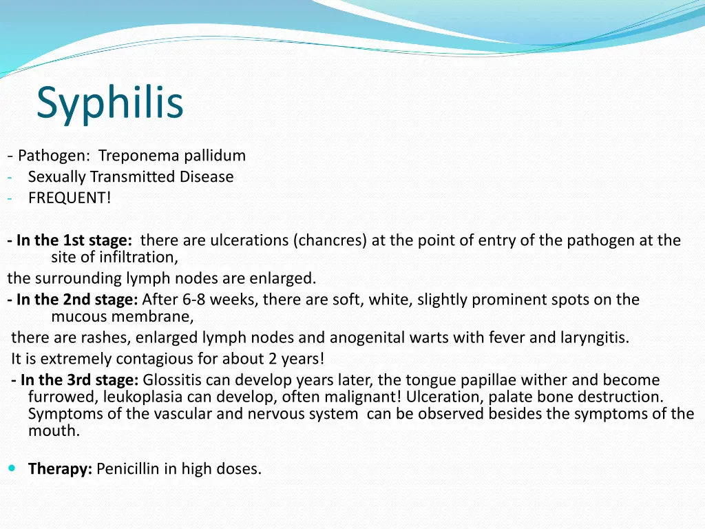 syphilis