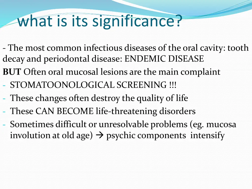 what is its significance