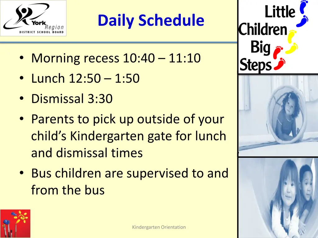 daily schedule 1
