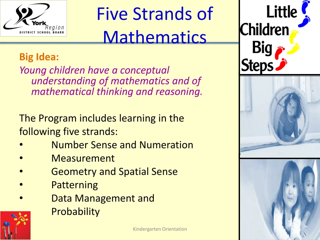 five strands of mathematics