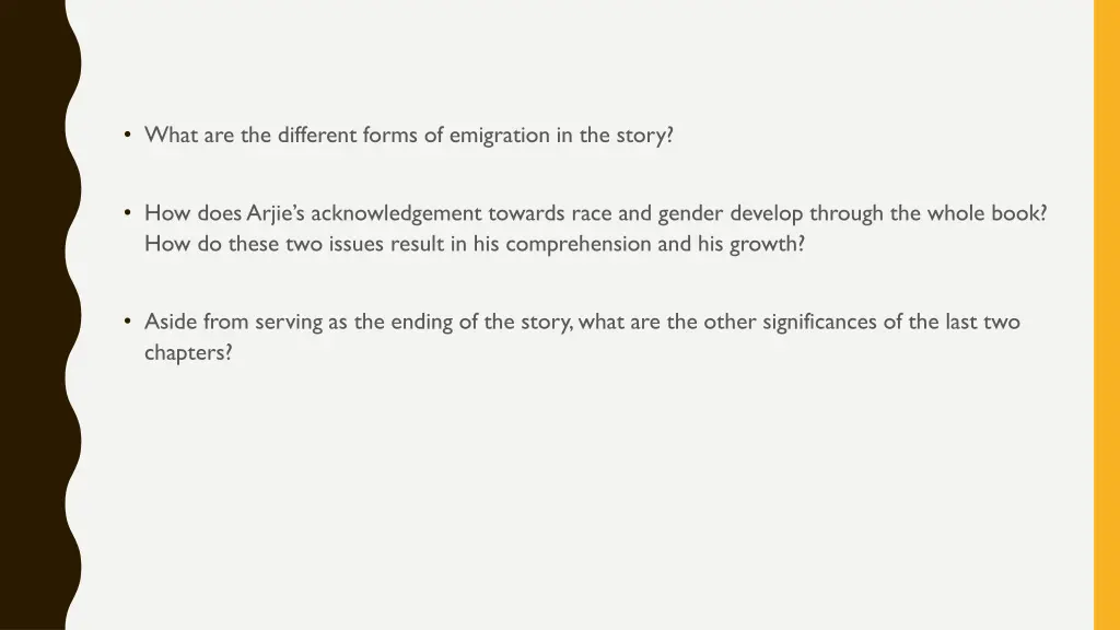 what are the different forms of emigration