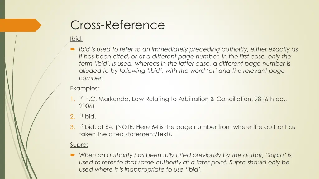 cross reference