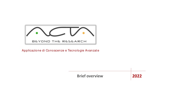applicazione di conoscenze e tecnologie avanzate