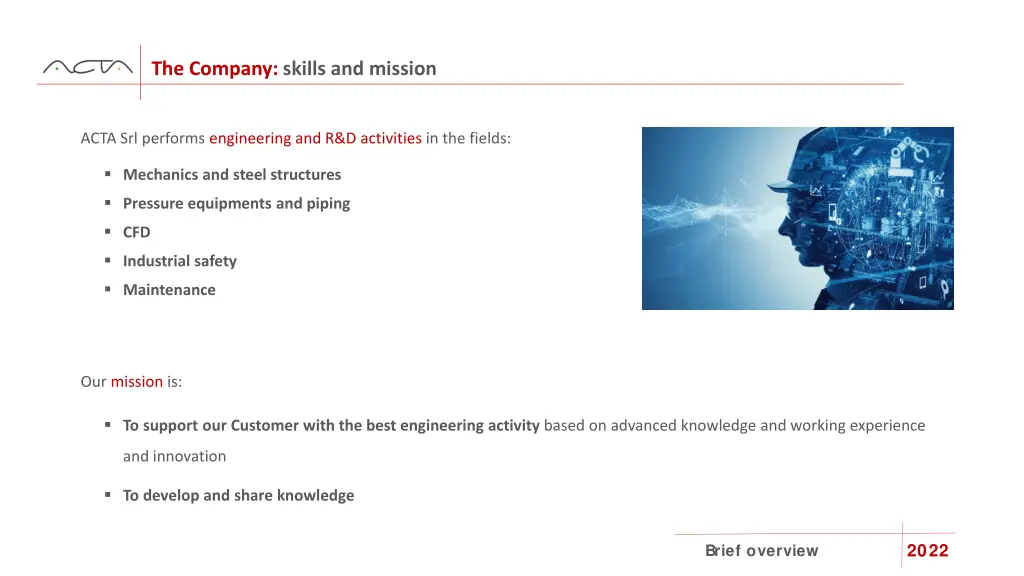 the company skills and mission