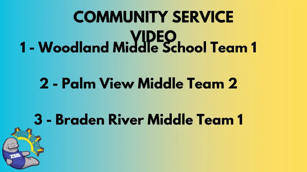 community service video 1 woodland middle school