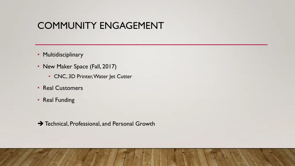 community engagement