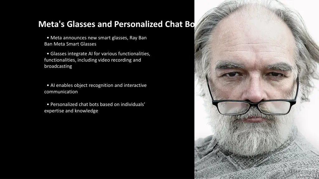 meta s glasses and personalized chat bots