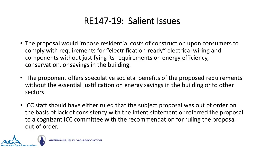 re147 re147 19 salient issues 19 salient issues