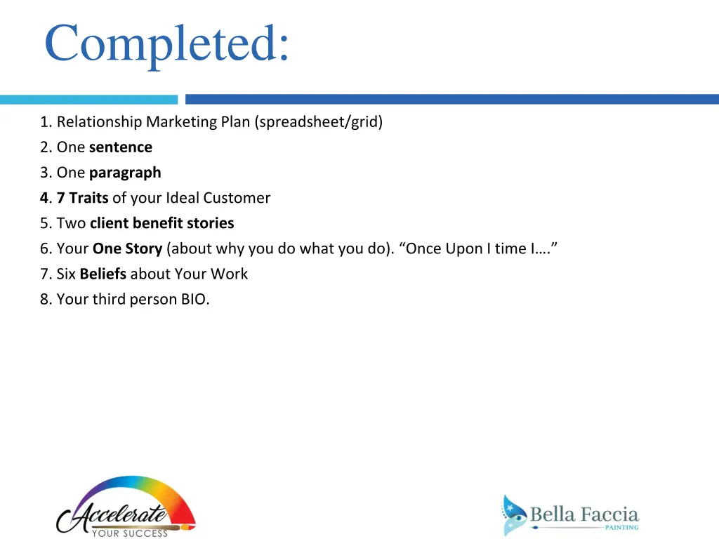 completed