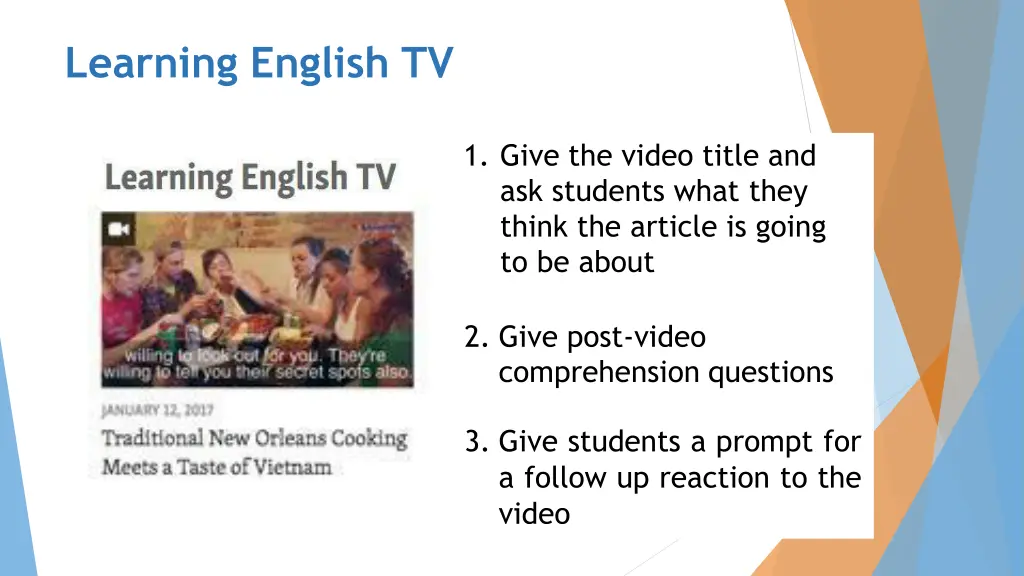 learning english tv