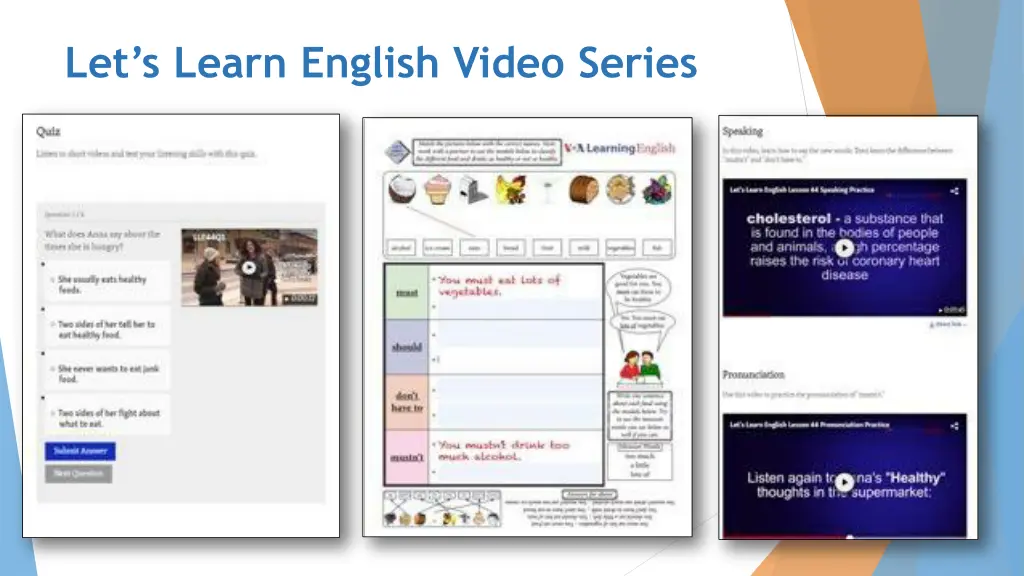 let s learn english video series 1