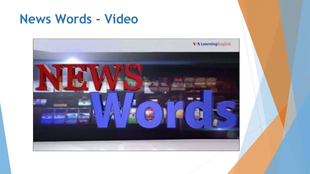 news words video