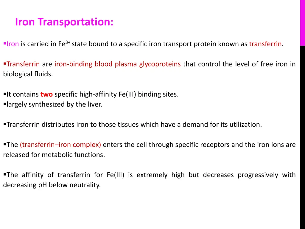 iron transportation