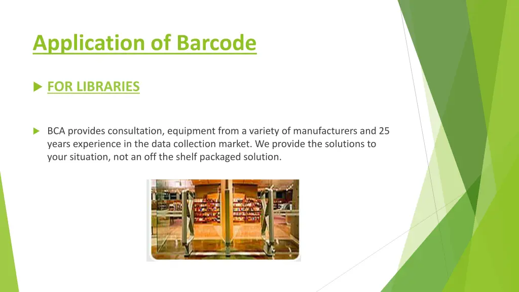 application of barcode 1