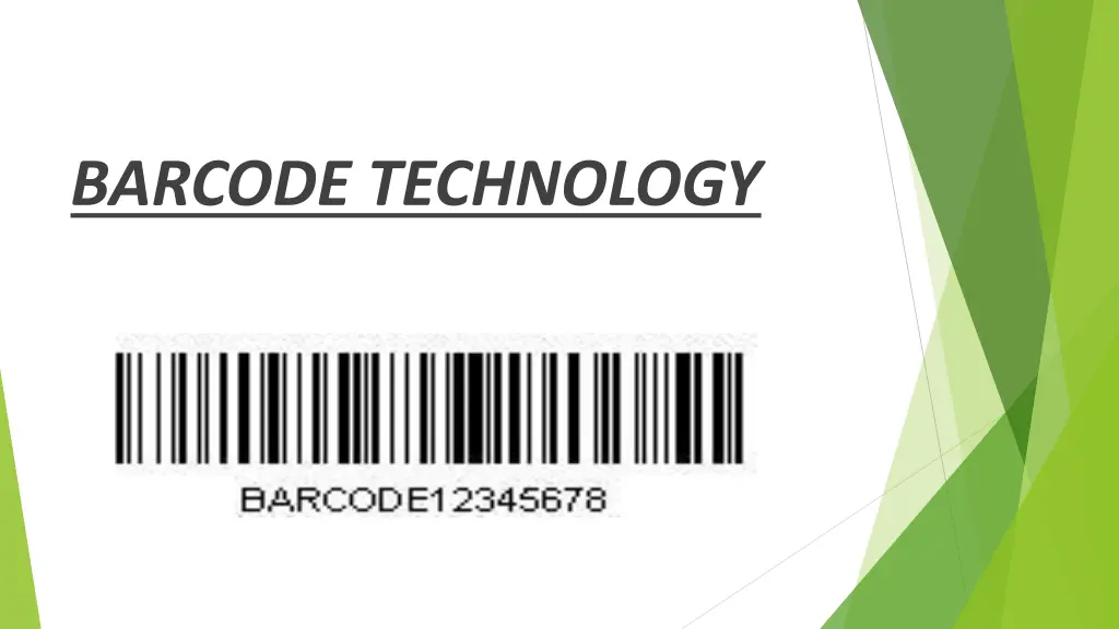 barcode technology