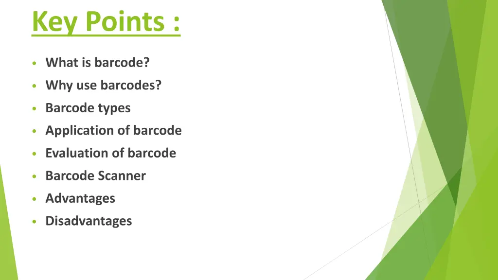 key points
