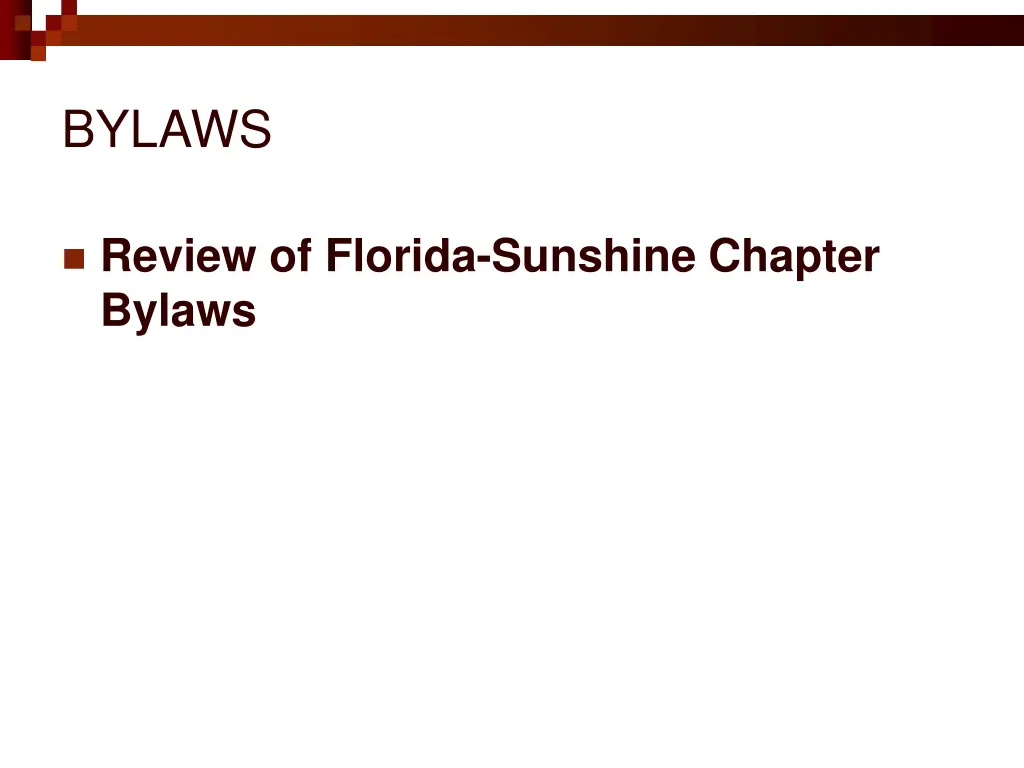 bylaws