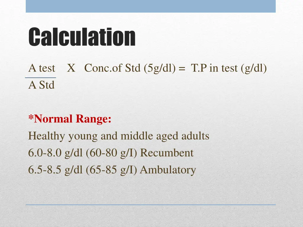 calculation