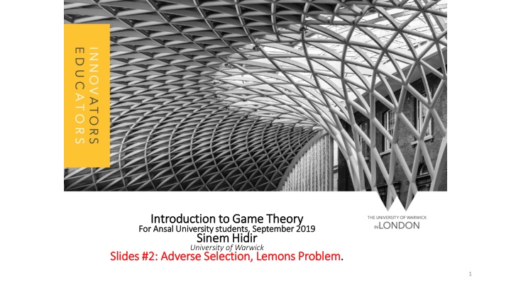 introduction to game theory introduction to game