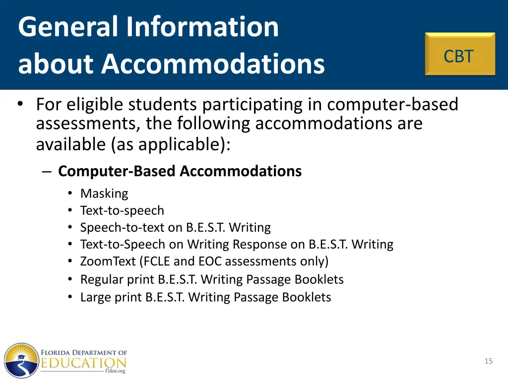 general information about accommodations 1