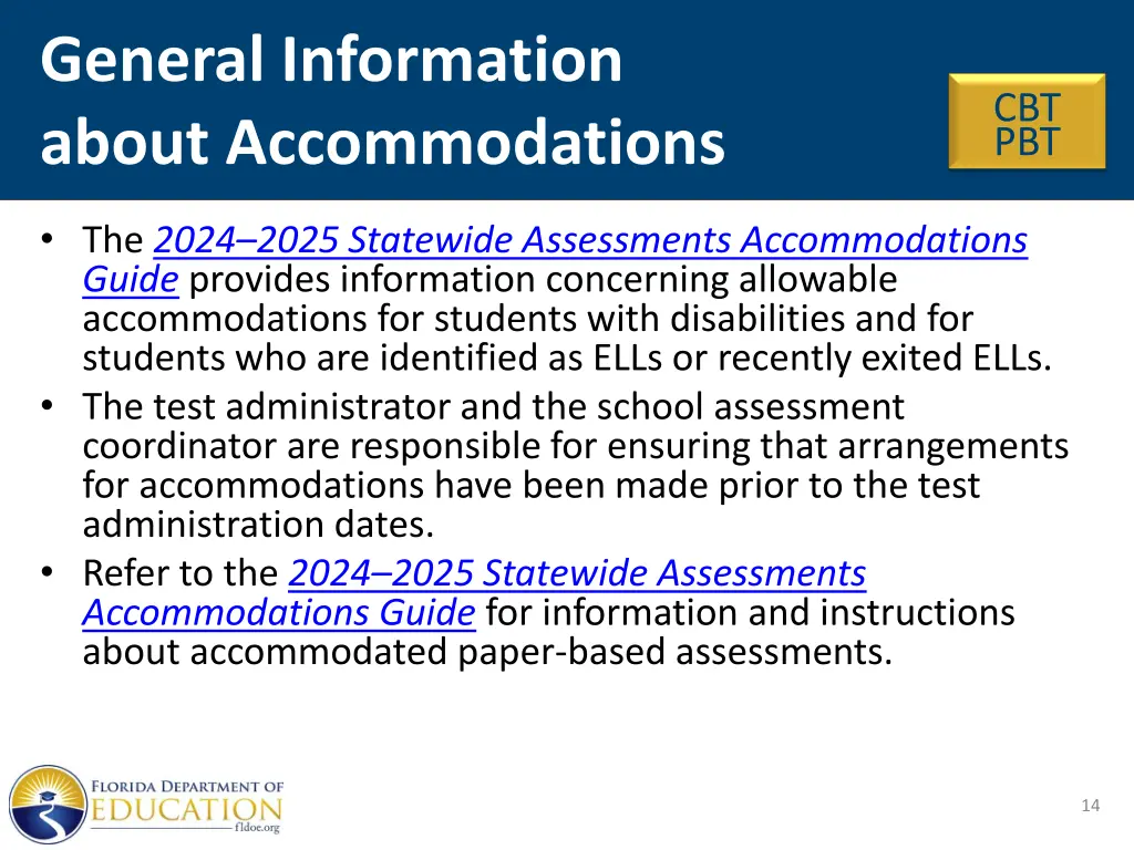 general information about accommodations