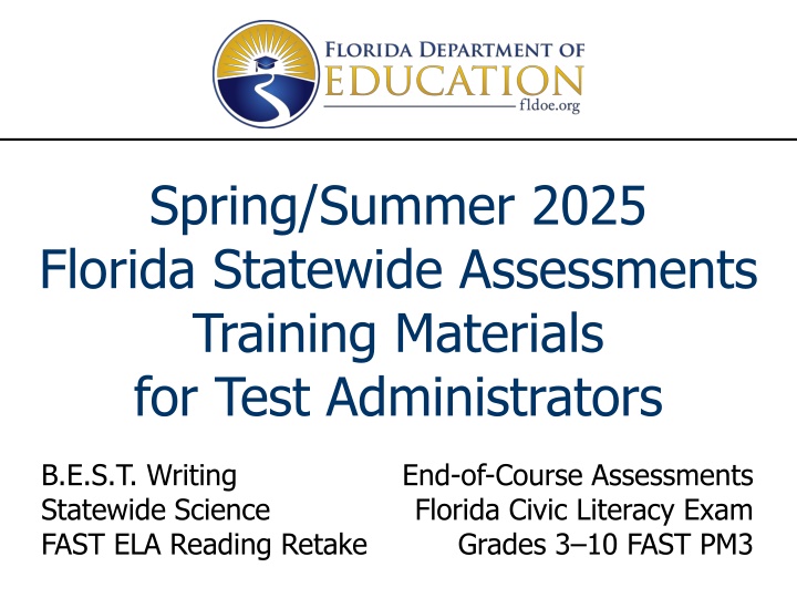spring summer 2025 florida statewide assessments