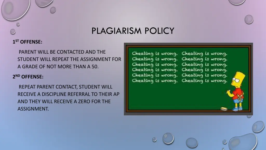 plagiarism policy