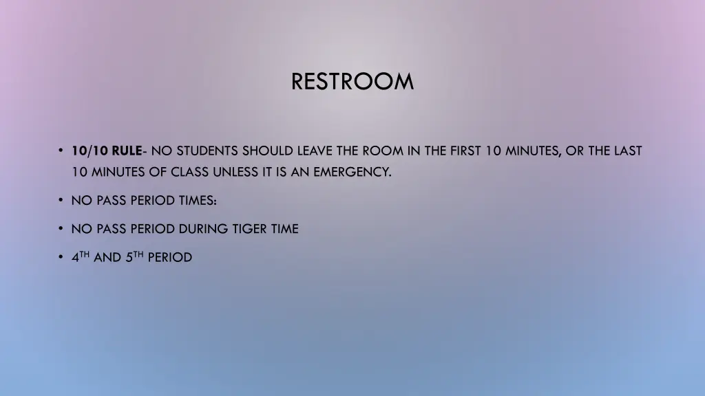 restroom