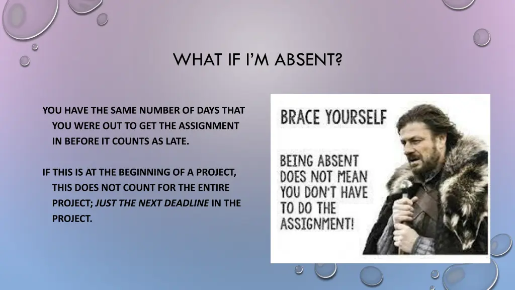 what if i m absent