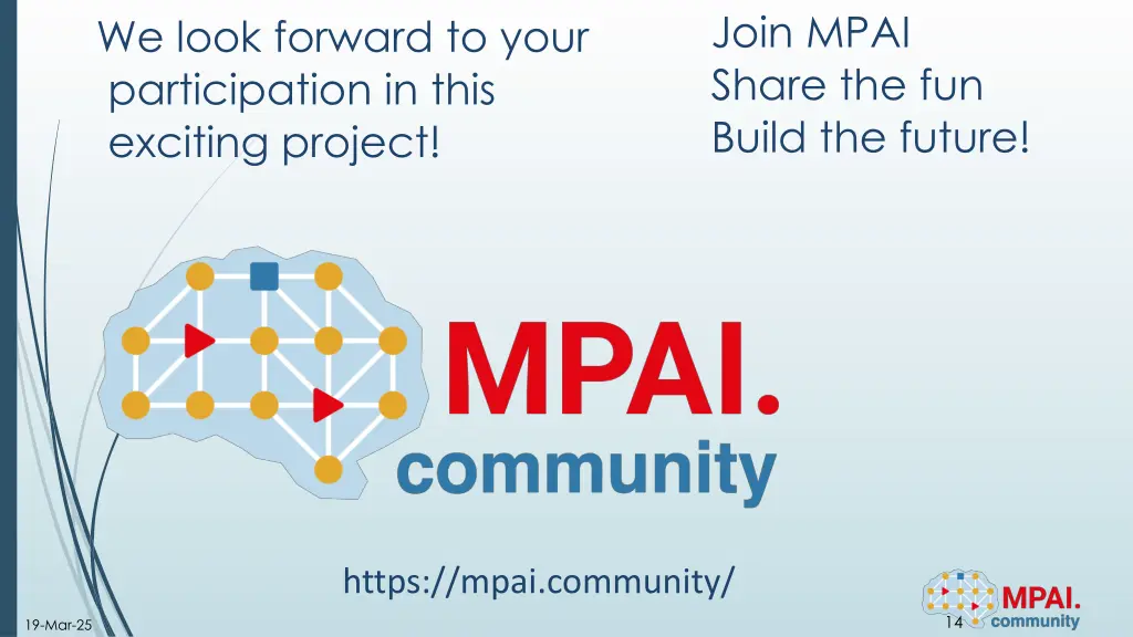 join mpai share the fun build the future