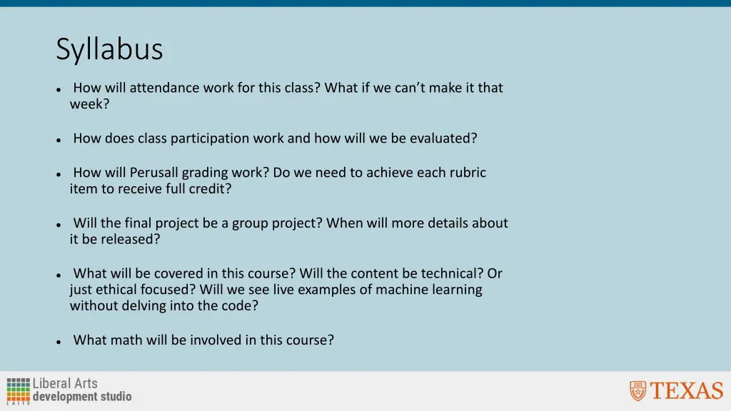 syllabus