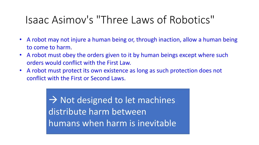 isaac asimov s three laws of robotics
