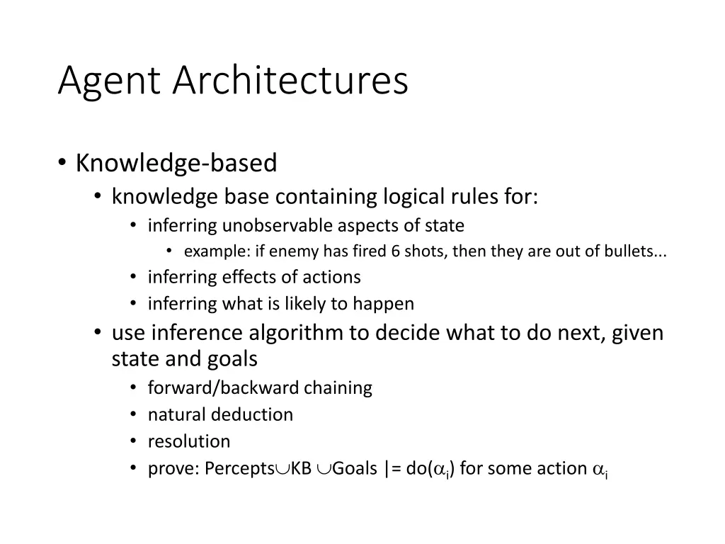 agent architectures 3
