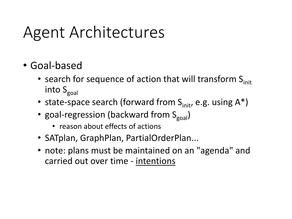 agent architectures 4