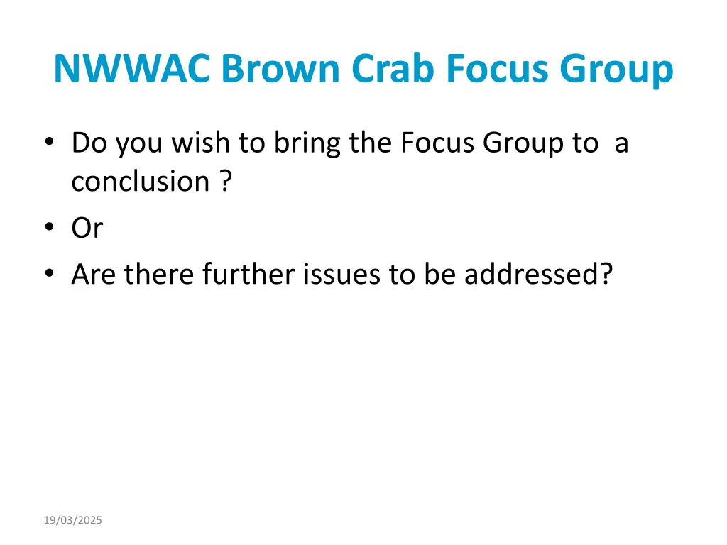nwwac brown crab focus group 9