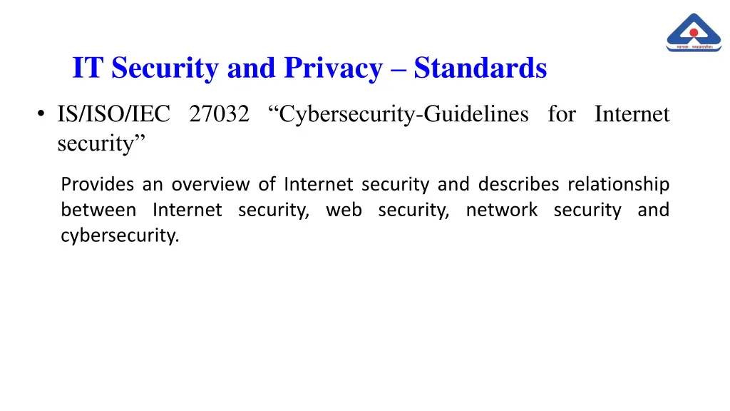 it security and privacy standards 6