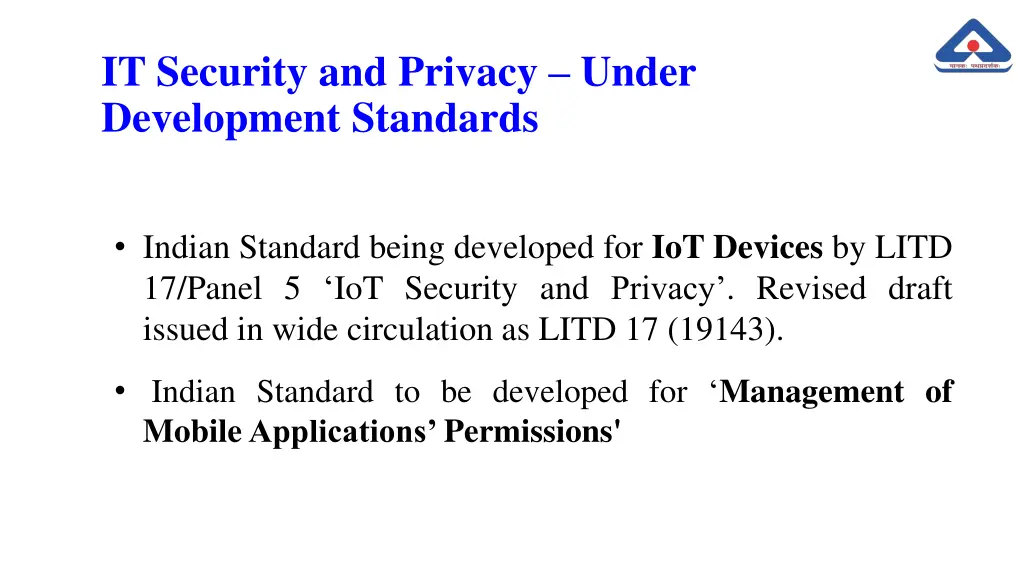 it security and privacy under development 2