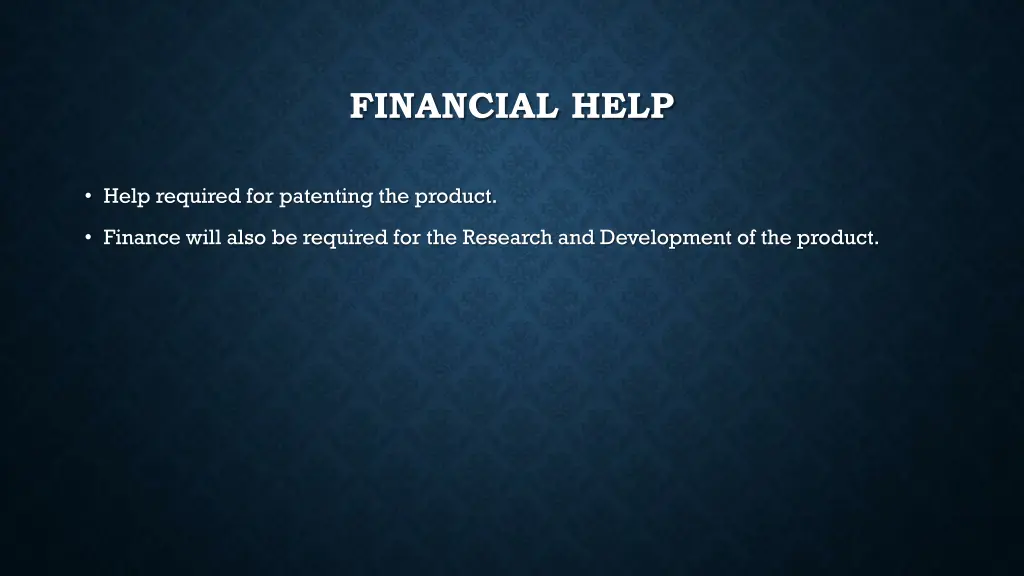 financial help