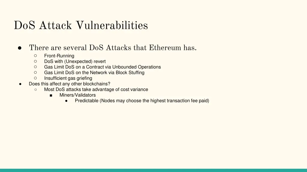 dos attack vulnerabilities 1