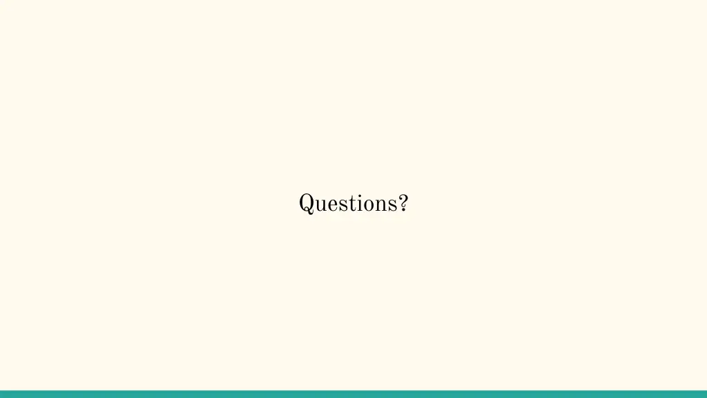 questions